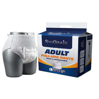 Pantaloni per adulti usa e getta personalizzati pannolini OEM ODM sostenuto pannolini incontinenza
