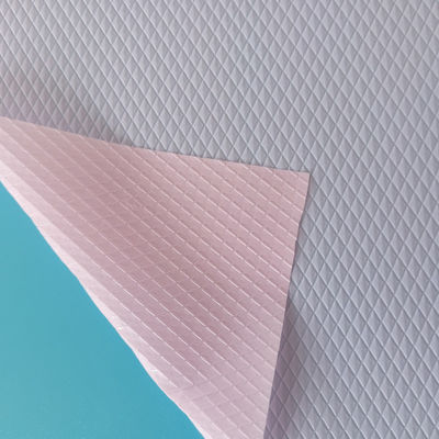 Piumini rosa pellicola PE Disegno prismatico Servizio sanitario
