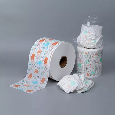 PE Film Base Peso Per SnuGrace Personalizzabile Molticolore pannolino Back Sheet