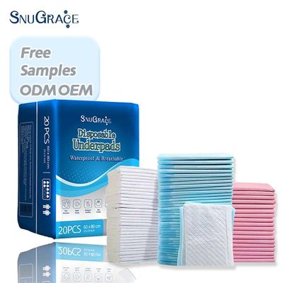 6Ply Layer SNUGRACE Incontinenza usa e getta impermeabile Underpad Pad letto per uso medico