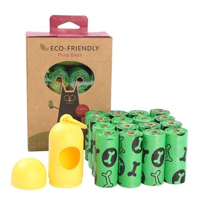 Biodegradabile Disposable Dog Bags Pet Bags Clean Function Giallo