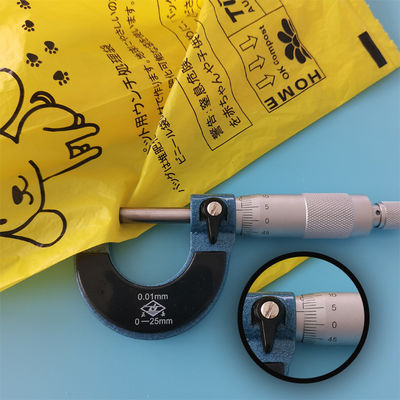 Segnalatore privato Dimensioni personalizzate Protezione ambientale accettata Ldpe Hdpe Sacchetto per cani