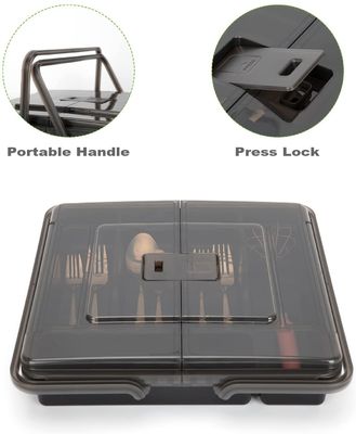 Ottimizza il tuo cassetto della cucina con un vassoio per posate e un portaposate portatile