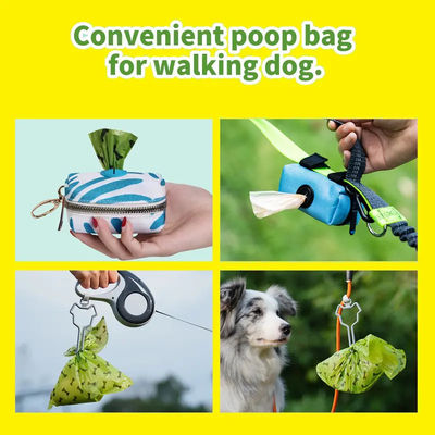 Sacchetto per cani biodegradabile per proprietari rispettosi dell'ambiente