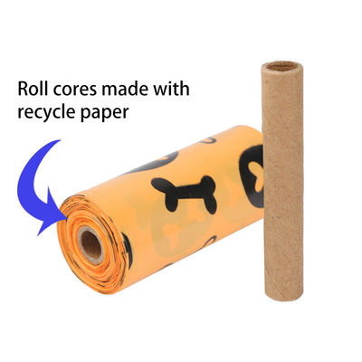 Bagno di cacca per cani a etichetta personalizzata biodegradabile compostabile degradabile per lo smaltimento dei rifiuti degli animali domestici