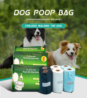 Sacchetti per animali da compagnia 100% biodegradabili certificati per proprietari di animali responsabili