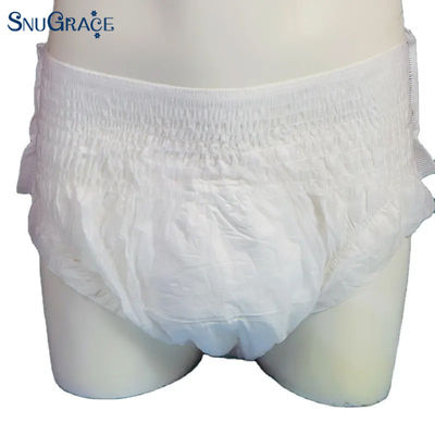 Pulpa di pellicola usa e getta per adulti Pull up pantaloni pannolino anziani respirabile comodo Oem
