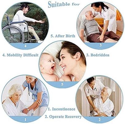 SNUGRACE Pad personalizzabili per l' incontinenza per adulti Underpad usa e getta per l' incontinenza