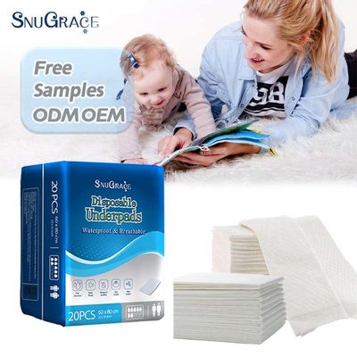 Unisex Adulti PE Film Pad Urinario Usa e getta per cure mediche e domestiche di incontinenza