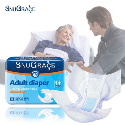 SNUGRACE Adult Diaper offre campioni gratuiti per un rapido assorbimento e 75-150g di polpa di pelliccia