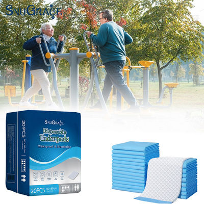 SnuGrace Disposable Incontinence Mattress Underpad per anziani Sicuri Non tossici Medici