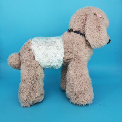 pannolino per cani blu grande personalizzato per animali domestici 3D