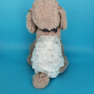 pannolino per cani blu grande personalizzato per animali domestici 3D