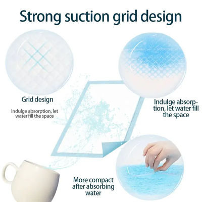 Cori di campione gratuito 6Ply cuscinetti da letto usa e getta Super assorbente sotto cuscinetto per adulti sotto cuscinetto