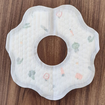 Disposable Soft Baby Coverall Bibs impermeabile per 2-4 anni di età con modello di stampa