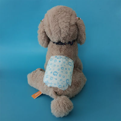 Colori personalizzati pannolini usa e getta per cani nastri magici e assorbente