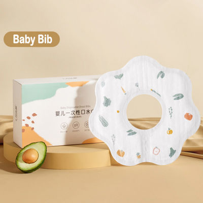 Disposable Soft Baby Coverall Bibs impermeabile per 2-4 anni di età con modello di stampa