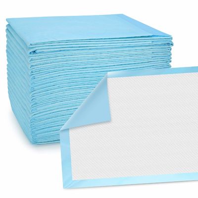 60x90 Underpad ospedaliero con assorbente di polpa di pellicola e design soffice e traspirante