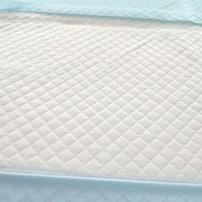 60x90 Underpad ospedaliero con assorbente di polpa di pellicola e design soffice e traspirante