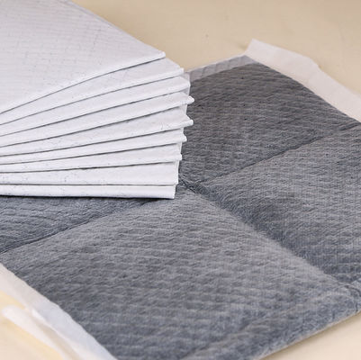 Conveniente 5 Ply Core Disposable Pet Pee Pad con strato di carbone di bambù attivo