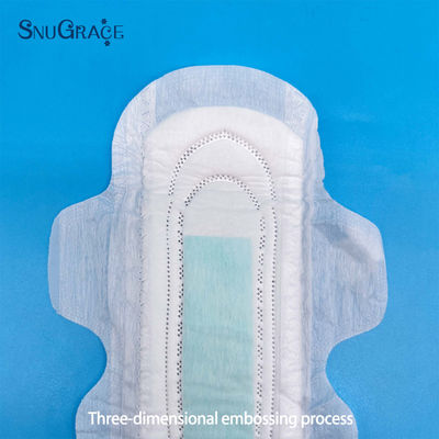 SNUGRACE Disegno alato pannolini igienici di cotone ultra-sottili per donna accettabile OEM ODM