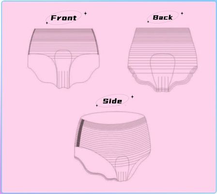 Intimo per le mestruazioni traspirante senza perdite Pantaloni per le mestruazioni per donne Pantaloni da notte usa e getta