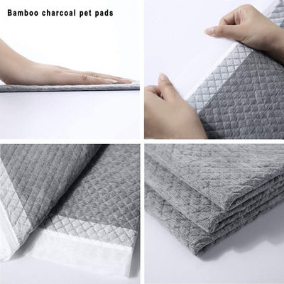 Pad di piscio per animali domestici in fibra di carbonio bambù carbone 22X22 30X36 36X36 23X30 per addestramento dei cuccioli