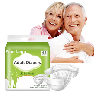3D Leak Prevention Channel Adult Diaper Soft Breathable per gli anziani in ospedale