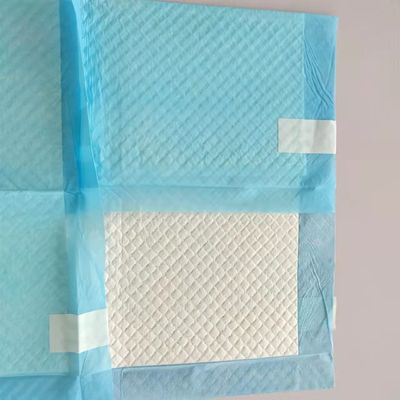 60x60cm Underpad usa e getta Baby Care Underpad con fascia adesiva e tessuto igienico