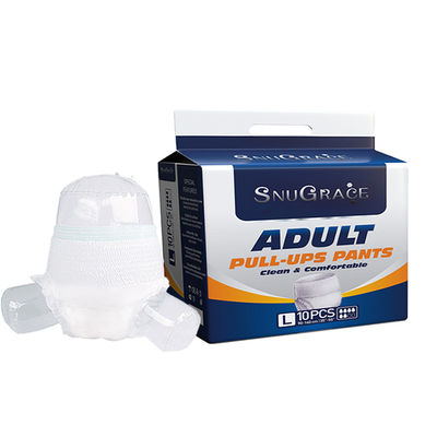 Ospedale Medicale Superficie asciutta Adult Pull Up Pantaloni pannolini con assorbimento Plain tessuto