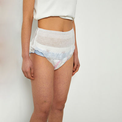 Corea SAP Donna Pantaloni mestruali per sanitari Pantaloni a tovaglio in morbido Nowoven Frabic