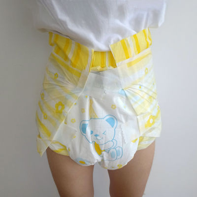 pannolini di plastica in stile bambino stampati e super assorbenti per ABDL