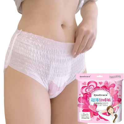 Intimo monouso per le donne Pantaloni mestruali sanitari Servitrici notturne