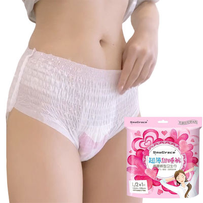 Pantaloni da bagno in cotone per le donne Super assorbenti Pantaloni sanitari per pannolini mensili