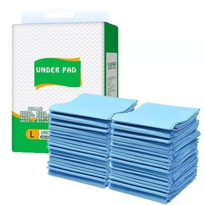 Underpad usa e getta per la cura degli anziani Pulpa di pelusa SAP tessuto non tessuto PE 20g-180g