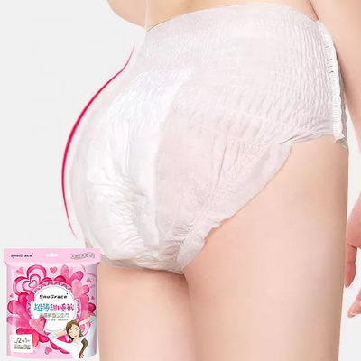 Pantaloni da donna di grande taglia per il ciclo mestruale Super morbidi Pantaloni da bagno usa e getta Servizio sanitario di notte