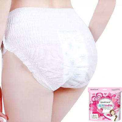 Campioni gratuiti Cute pantaloncini sanitari per le donne vantaggio superficie secca e respirabile