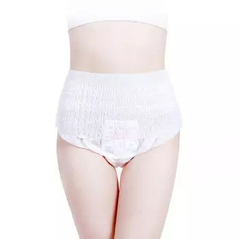 Discrete e confortevoli mutandine da donna di cotone morbide per il periodo mestruale