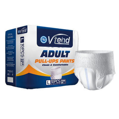 Requisito del cliente Calzoncini da uomo incontinenza usa e getta pantaloni da pannolino per adulti